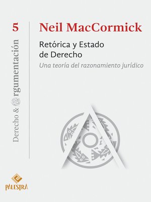 cover image of Retórica y Estado de Derecho